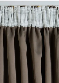 Rideau panneau obscurcissant à imprimé brillant (1 pce)