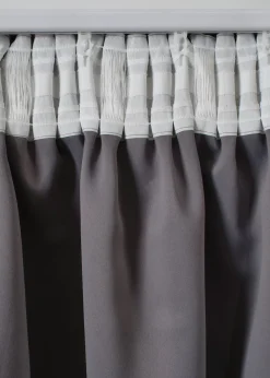 Rideau panneau obscurcissant à imprimé brillant, aussi en extra long (1 pce)