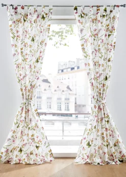 Rideau panneau opaque avec embrasse (1 pce)