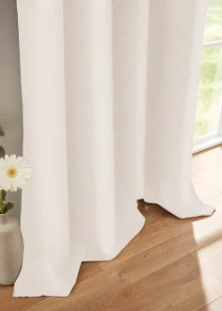 Rideau panneau opaque texturé (1 pce)