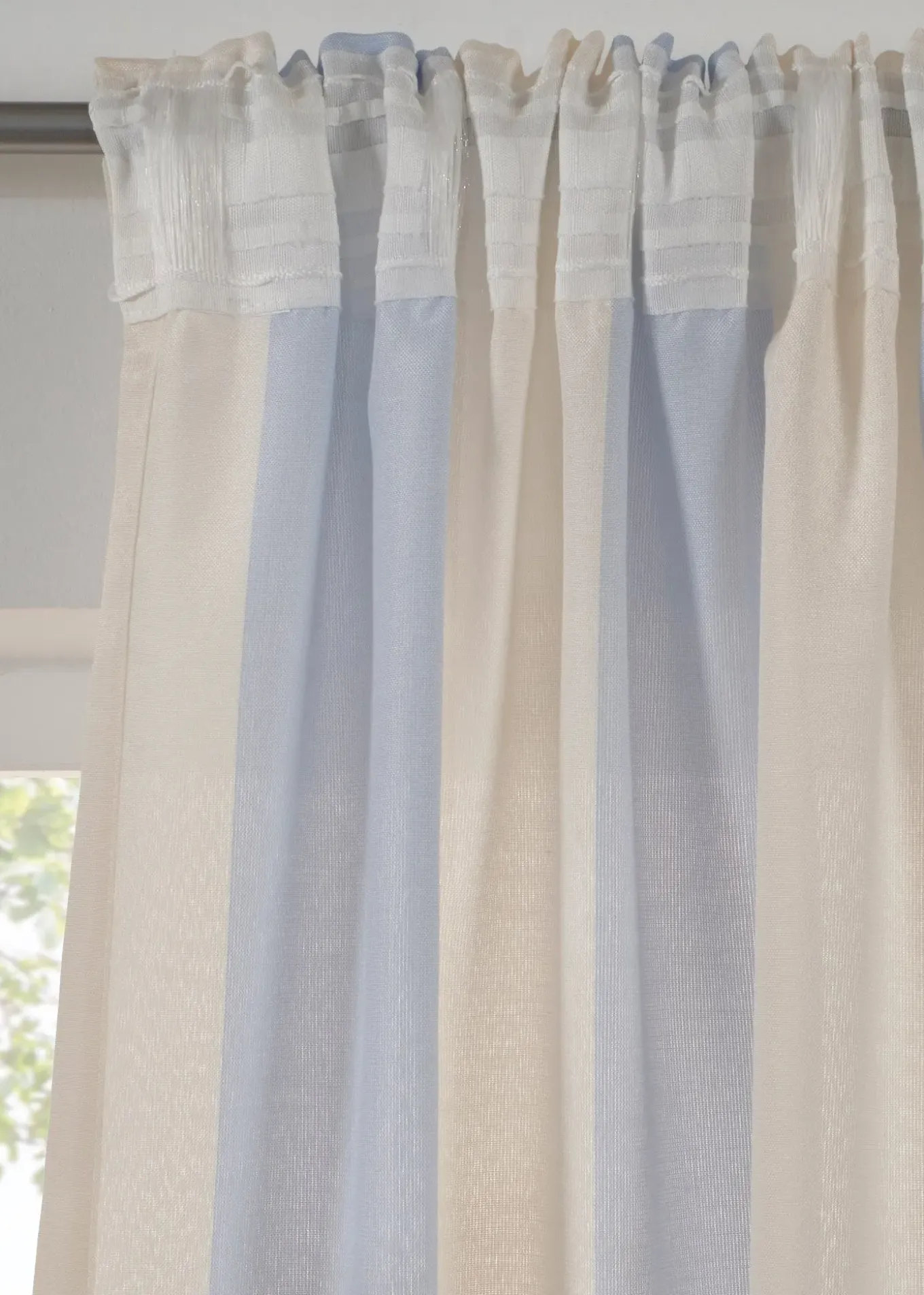 Rideau rayé (1 pce)