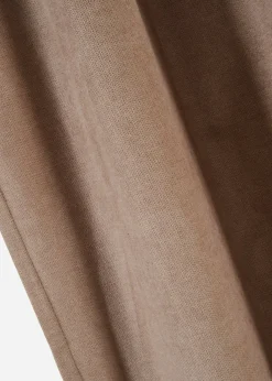 Rideau thermique avec verso en polaire noire (1 pce)