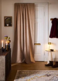 Rideau thermique avec verso en polaire noire (1 pce)