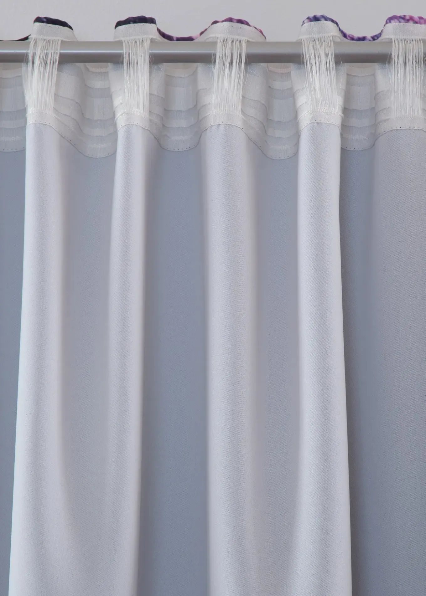 Rideaux obscurcissants motif ciel étoilé (2 pces)