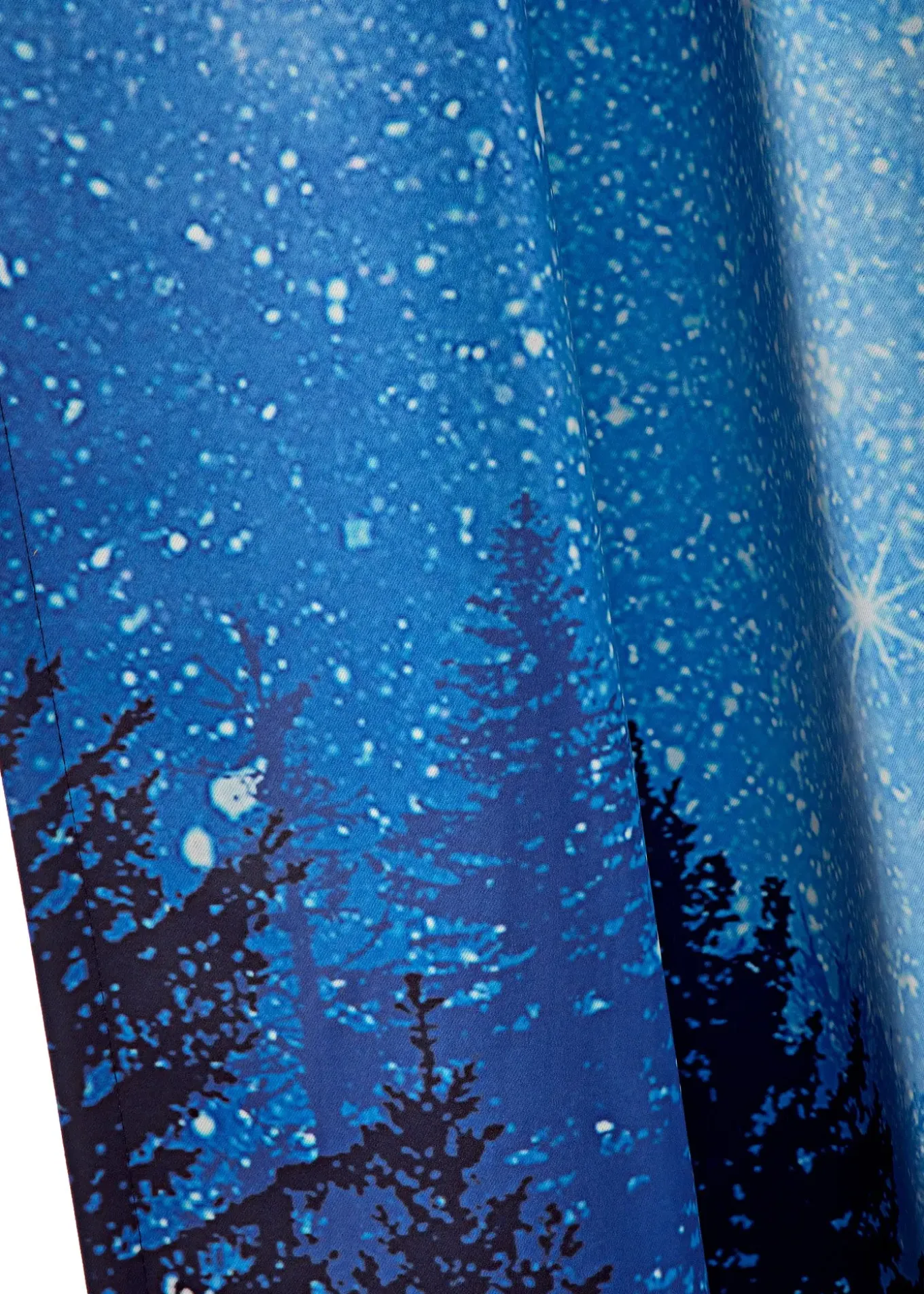 Rideaux obscurcissants motif ciel étoilé (2 pces)