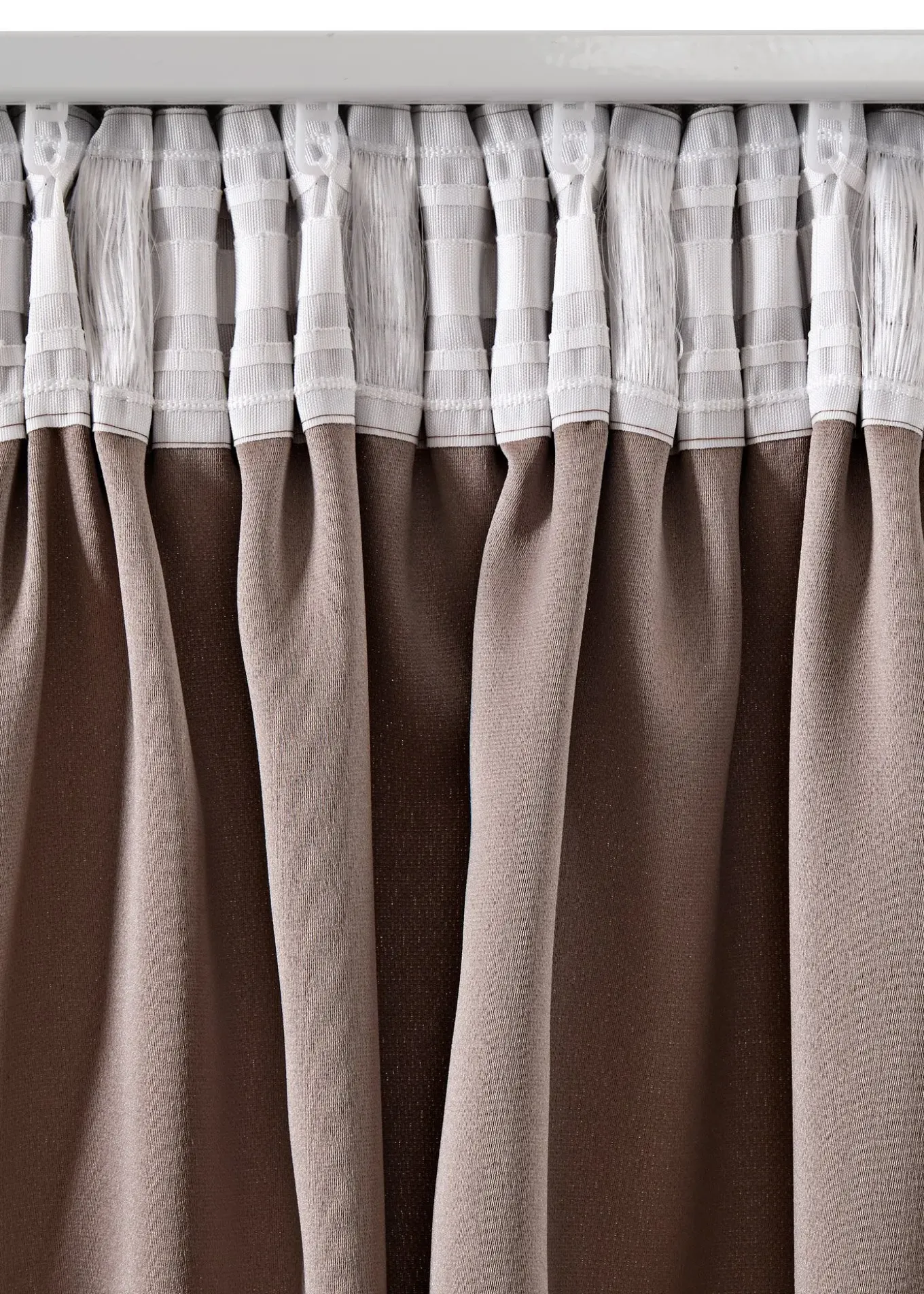 Rideaux occultants texturés (2 pces)