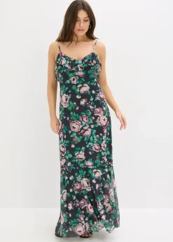 Robe à bretelles en mesh doux