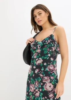 Robe à bretelles en mesh doux