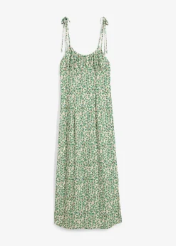 Robe à bretelles en viscose fluide