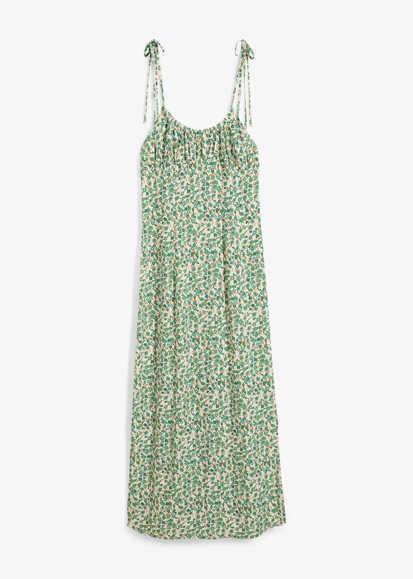 Robe à bretelles en viscose fluide