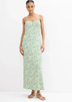 Robe à bretelles en viscose fluide