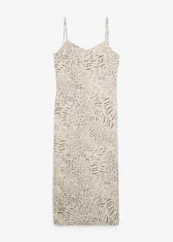 Robe à bretelles en viscose fluide