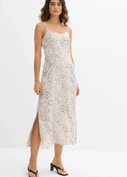 Robe à bretelles en viscose fluide