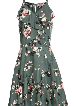 Robe à bretelles et volants