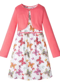 Robe + ceinture + boléro (ens. 3 pces)