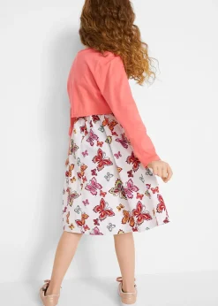 Robe + ceinture + boléro (ens. 3 pces)