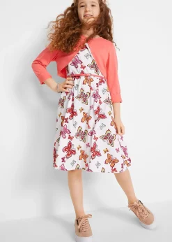 Robe + ceinture + boléro (ens. 3 pces)