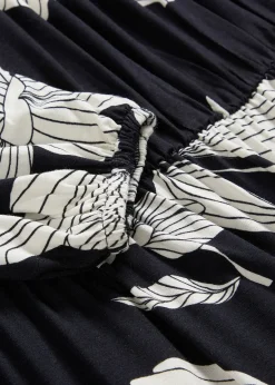 Robe à col Bardot en jersey viscose