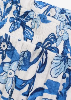 Robe à col Bardot en viscose texturée