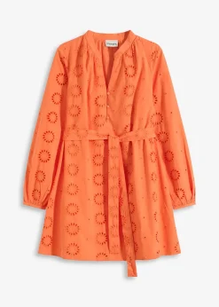 Robe à col tunisien 100% coton