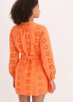 Robe à col tunisien 100% coton