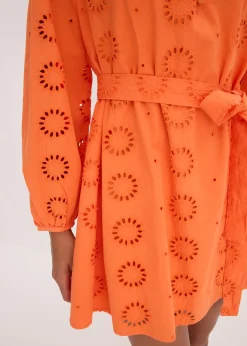 Robe à col tunisien 100% coton