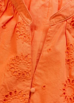 Robe à col tunisien 100% coton