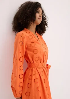 Robe à col tunisien 100% coton
