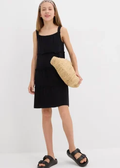 Robe 100% coton à bretelles