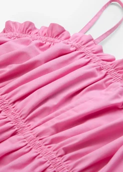 Robe 100% coton à fines bretelles