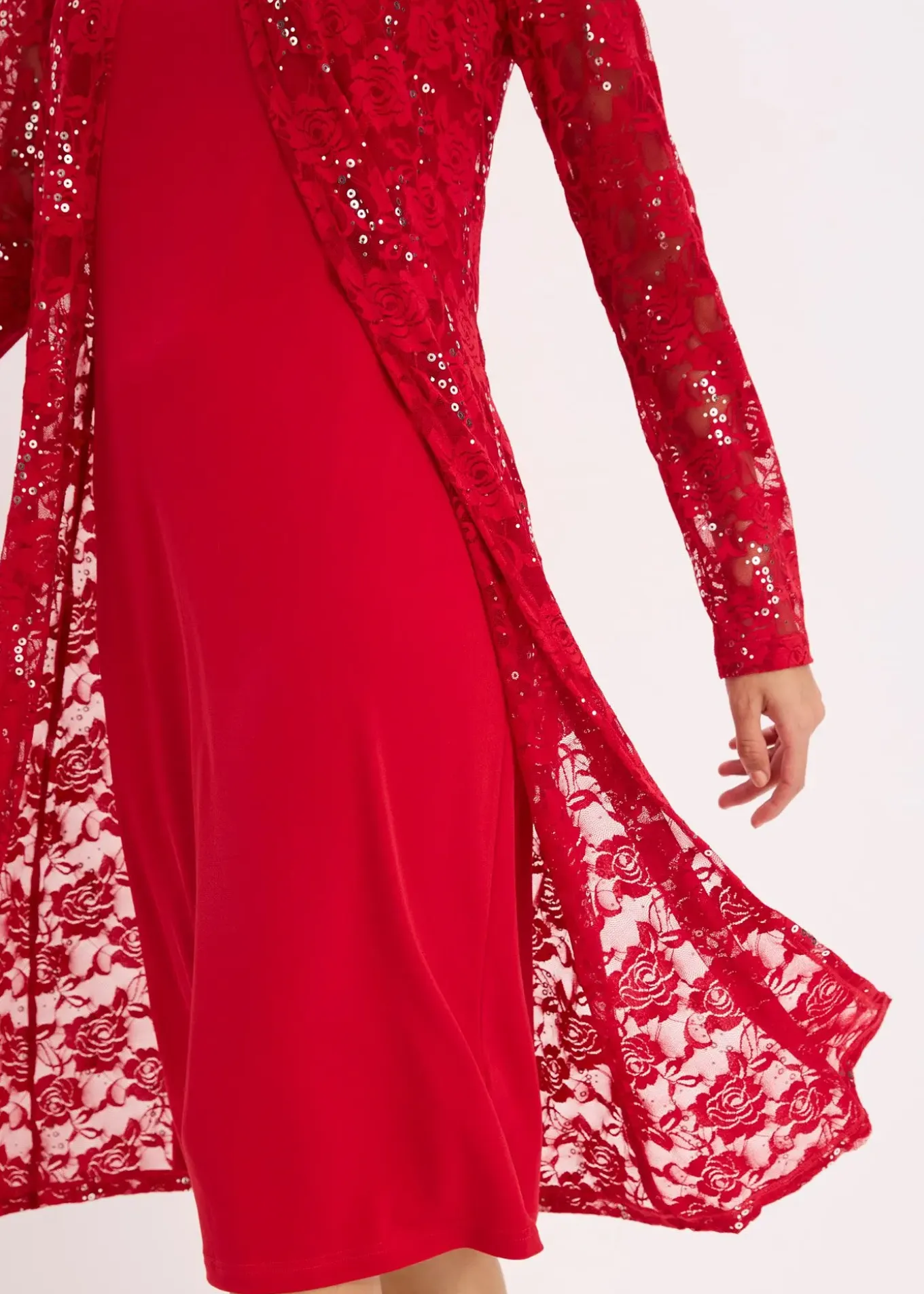 Robe à dentelle (ens. 2 pces)