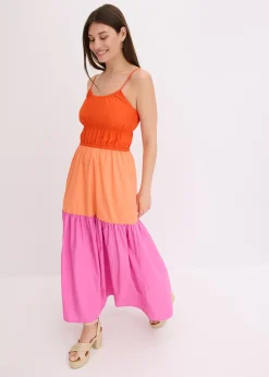 Robe à fines bretelles 100% coton