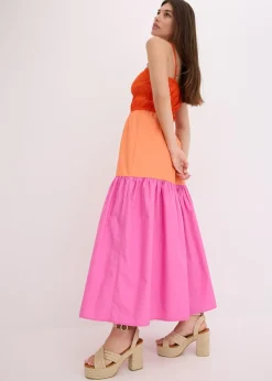 Robe à fines bretelles 100% coton