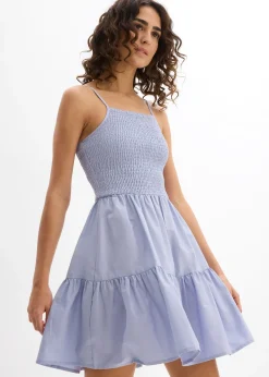 Robe à fines bretelles 100% coton