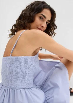 Robe à fines bretelles 100% coton