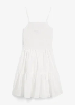 Robe à fines bretelles 100% coton