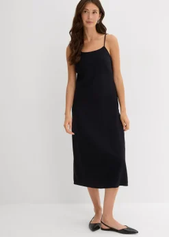 Robe à fines bretelles en flanelle 100% coton