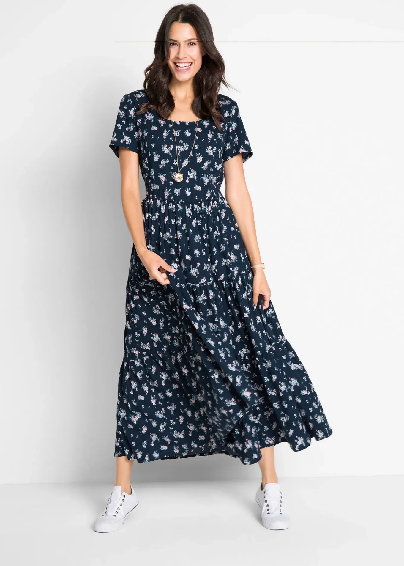 Robe à manches courtes