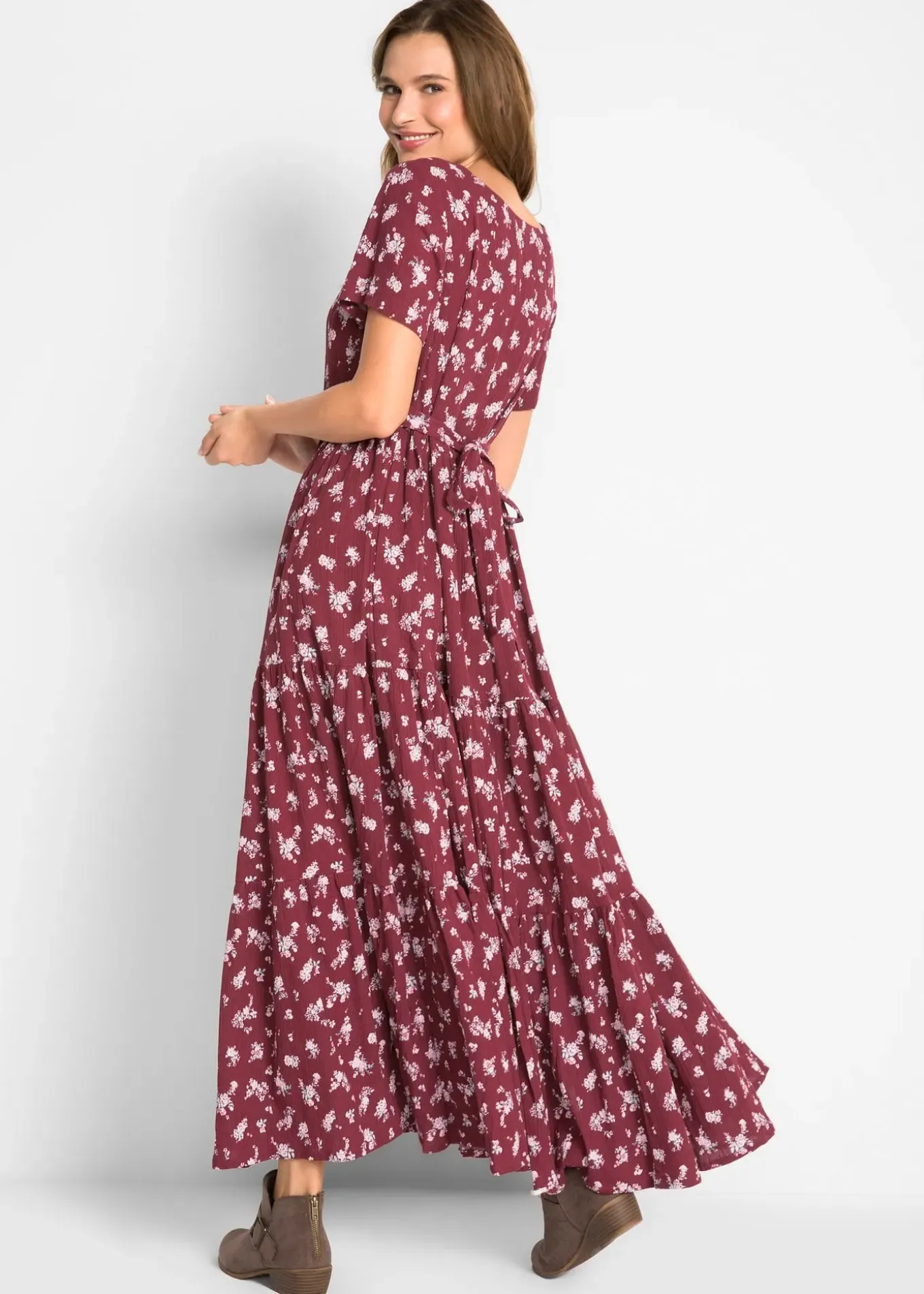 Robe à manches courtes