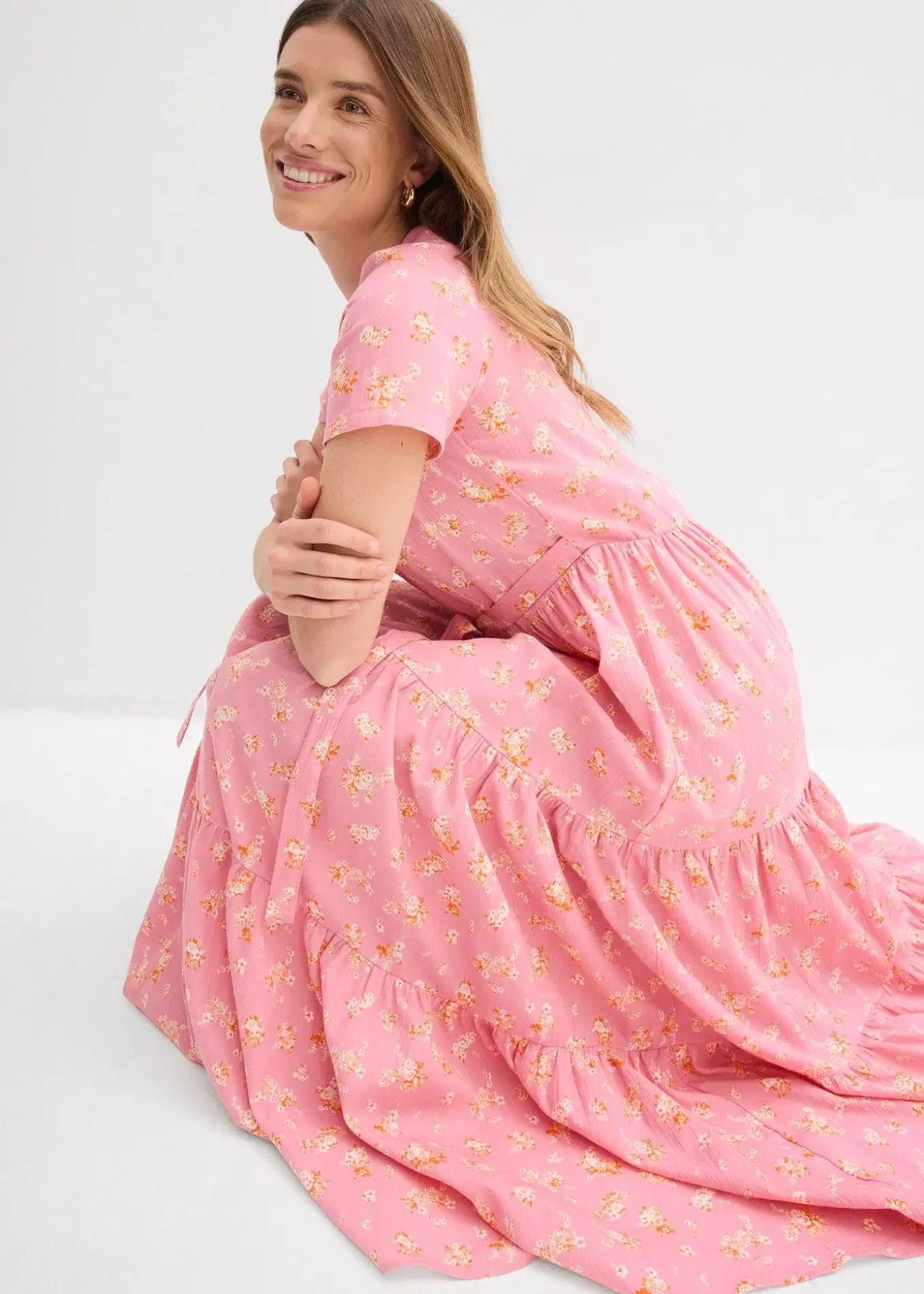 Robe à manches courtes