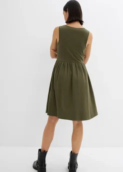 Robe à poches en jersey 100% coton