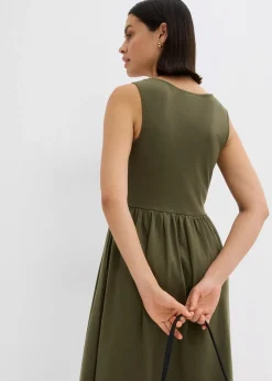 Robe à poches en jersey 100% coton