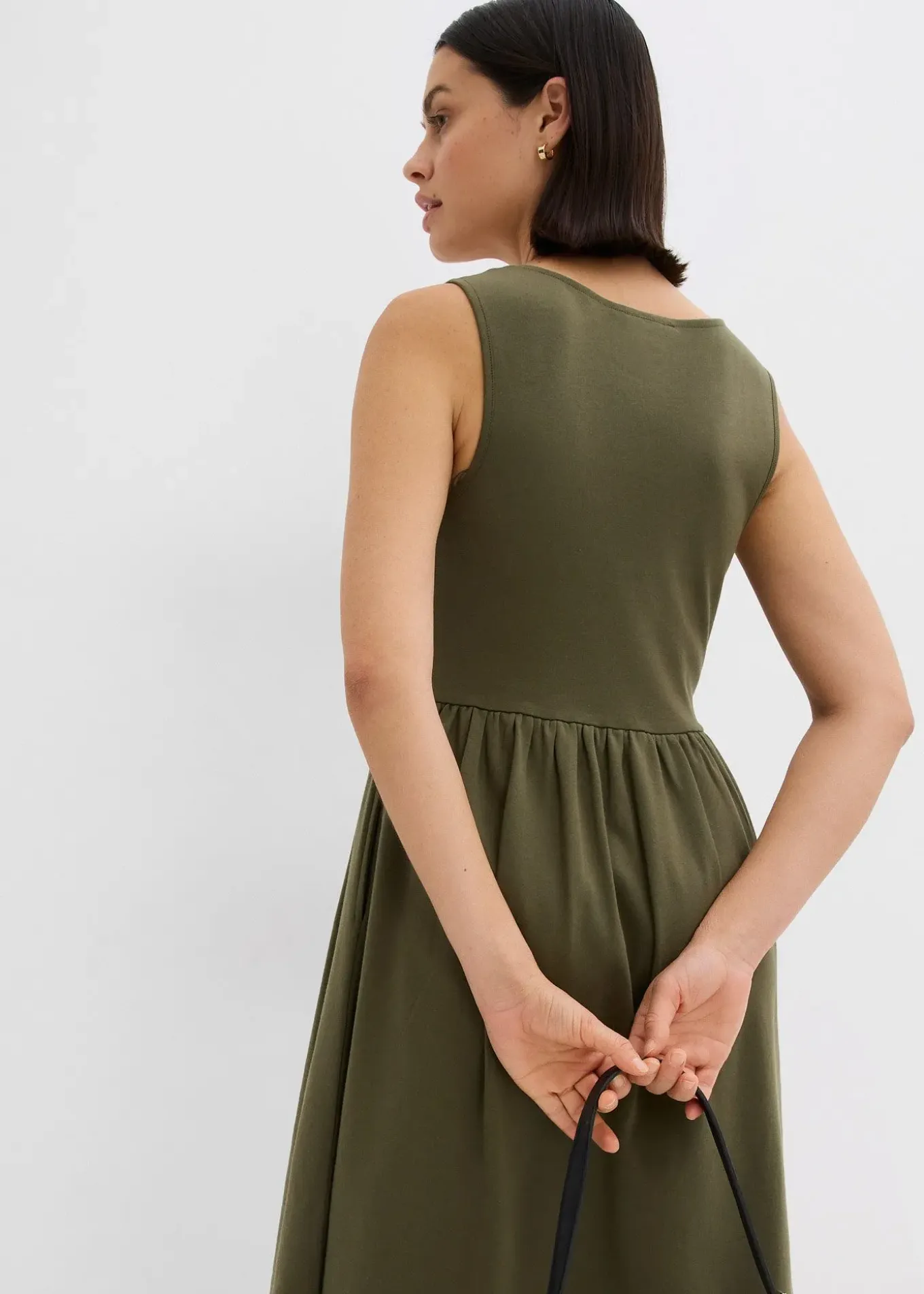 Robe à poches en jersey 100% coton