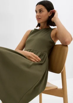 Robe à poches en jersey 100% coton