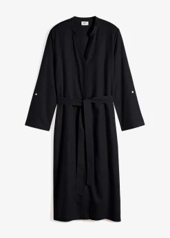 Robe à poches en lin et viscose