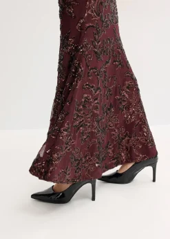 Robe à sequins avec découpe dos