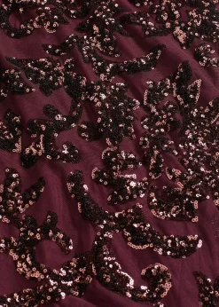 Robe à sequins avec découpe dos