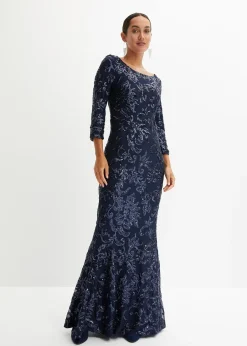Robe à sequins avec découpe dos