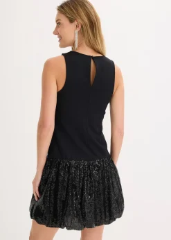 Robe à sequins en jersey milano confortable