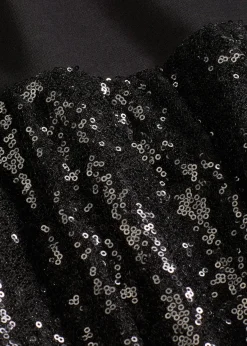 Robe à sequins en jersey milano confortable